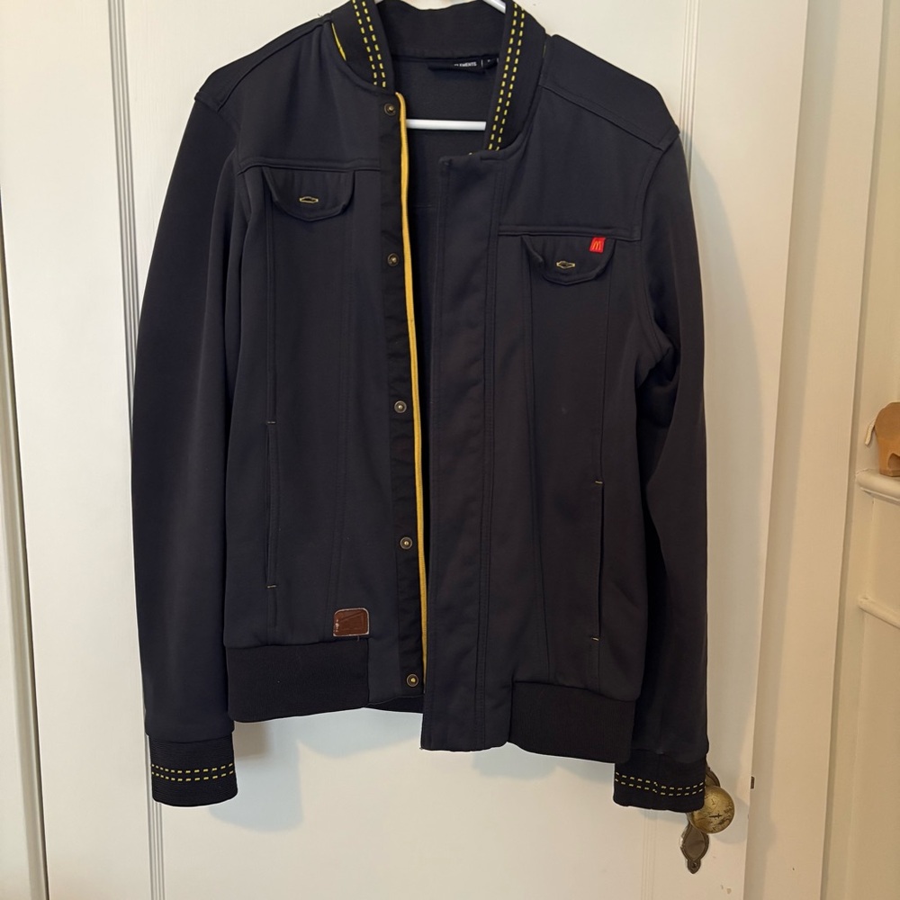 Grey McDonalds Jacket with Yellow Accents - Picture 4 of 7